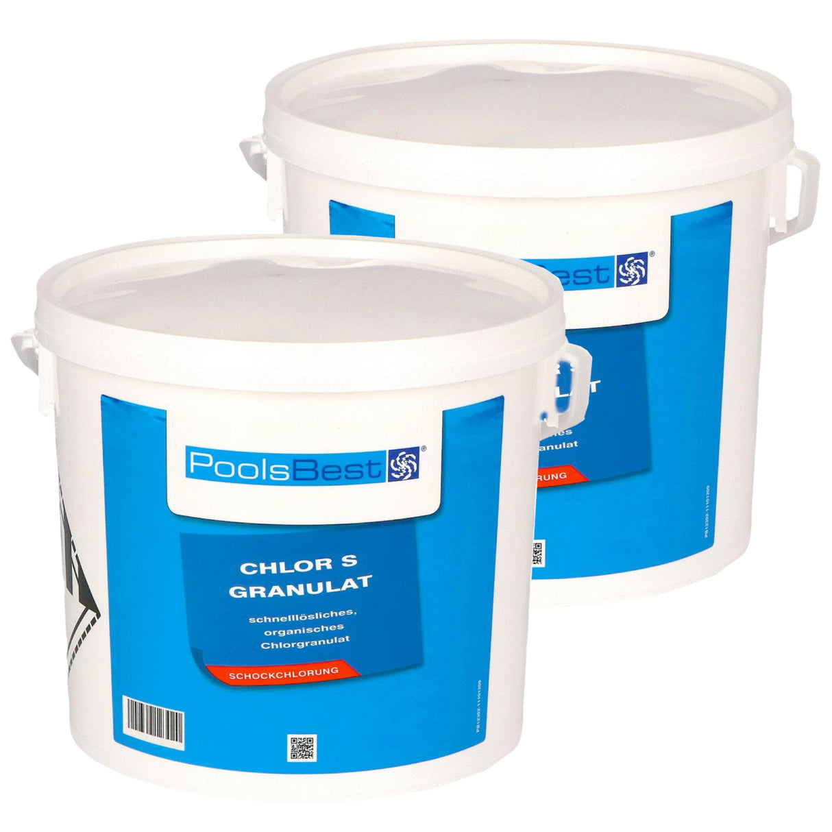10 kg (2 x 5 kg) - PoolsBest® Chlorgranulat S schnelllöslich 56% Aktivchlor