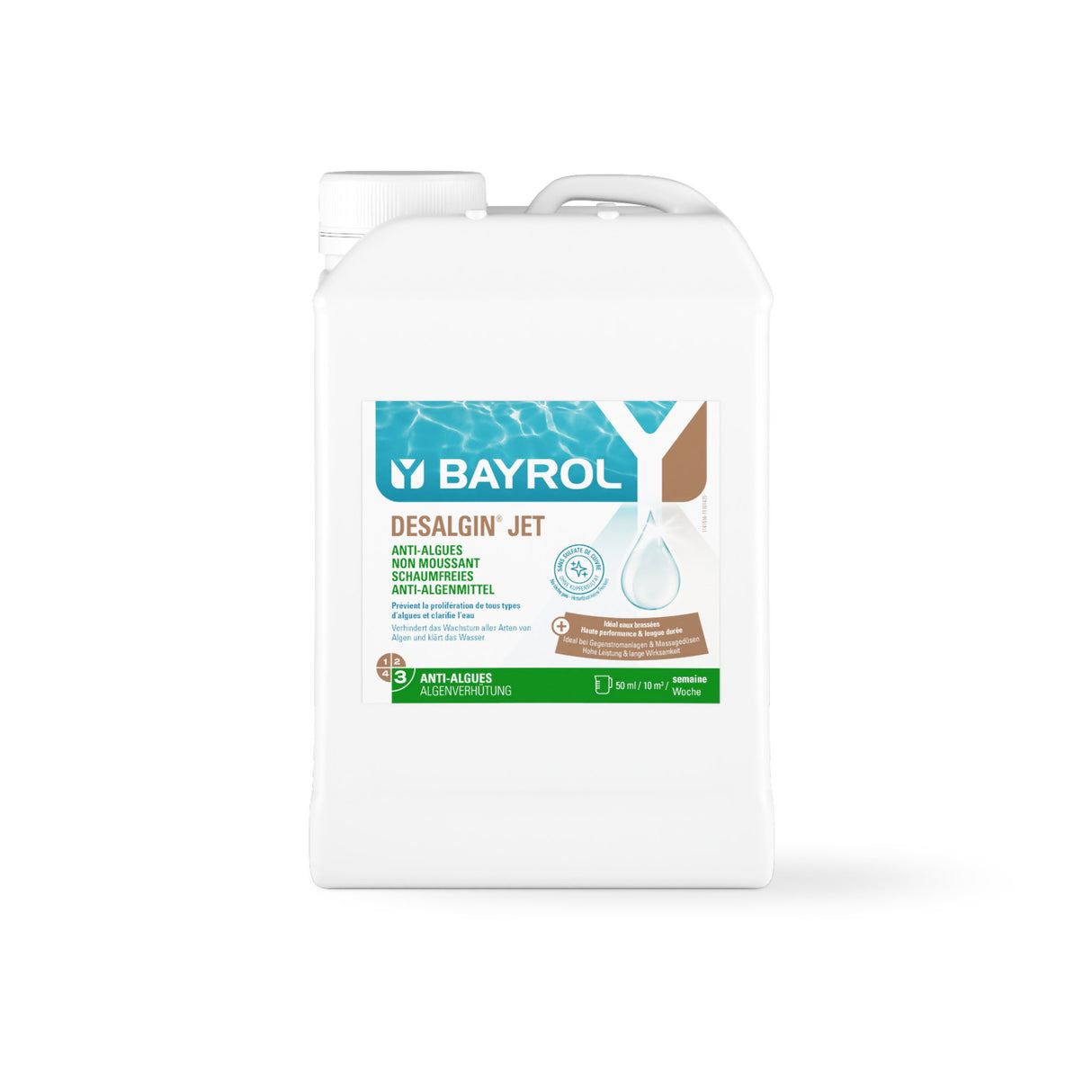 3 l - BAYROL - Desalgin® JET schaumfreies Algenmittel