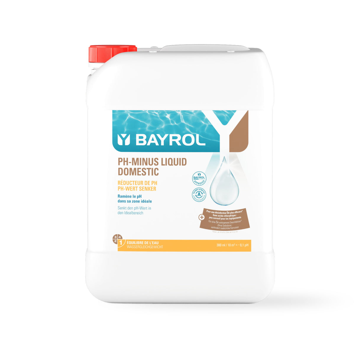 20 l - BAYROL pH-Minus Liquide Domestique 14,9%