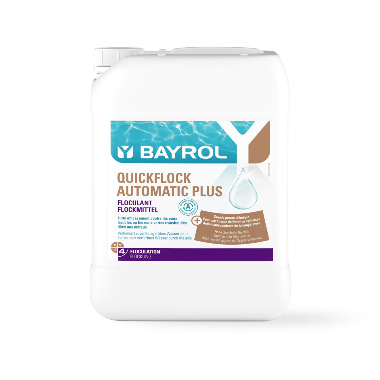 20 kg - BAYROL - Quickflock Automatique Plus
