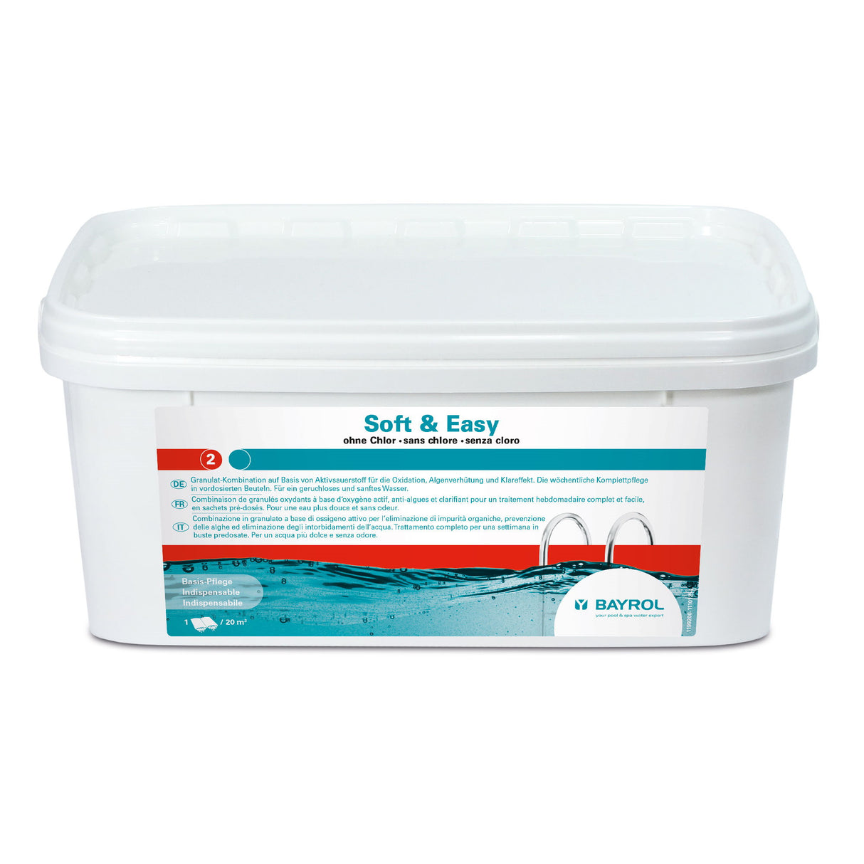 2,24 kg - BAYROL - Doux & Facile 20 m³