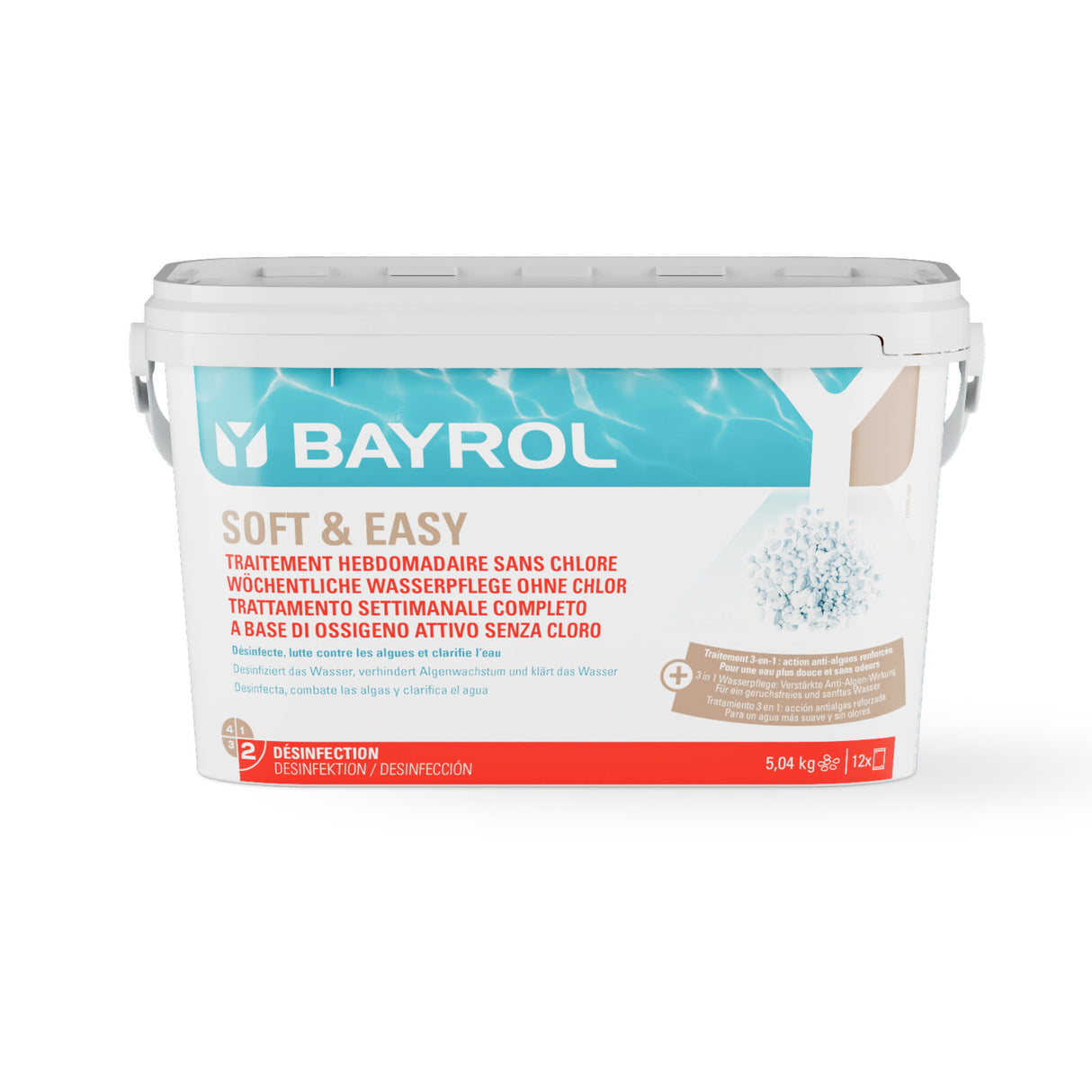 5,04 kg - BAYROL - Doux & Facile 30 m³