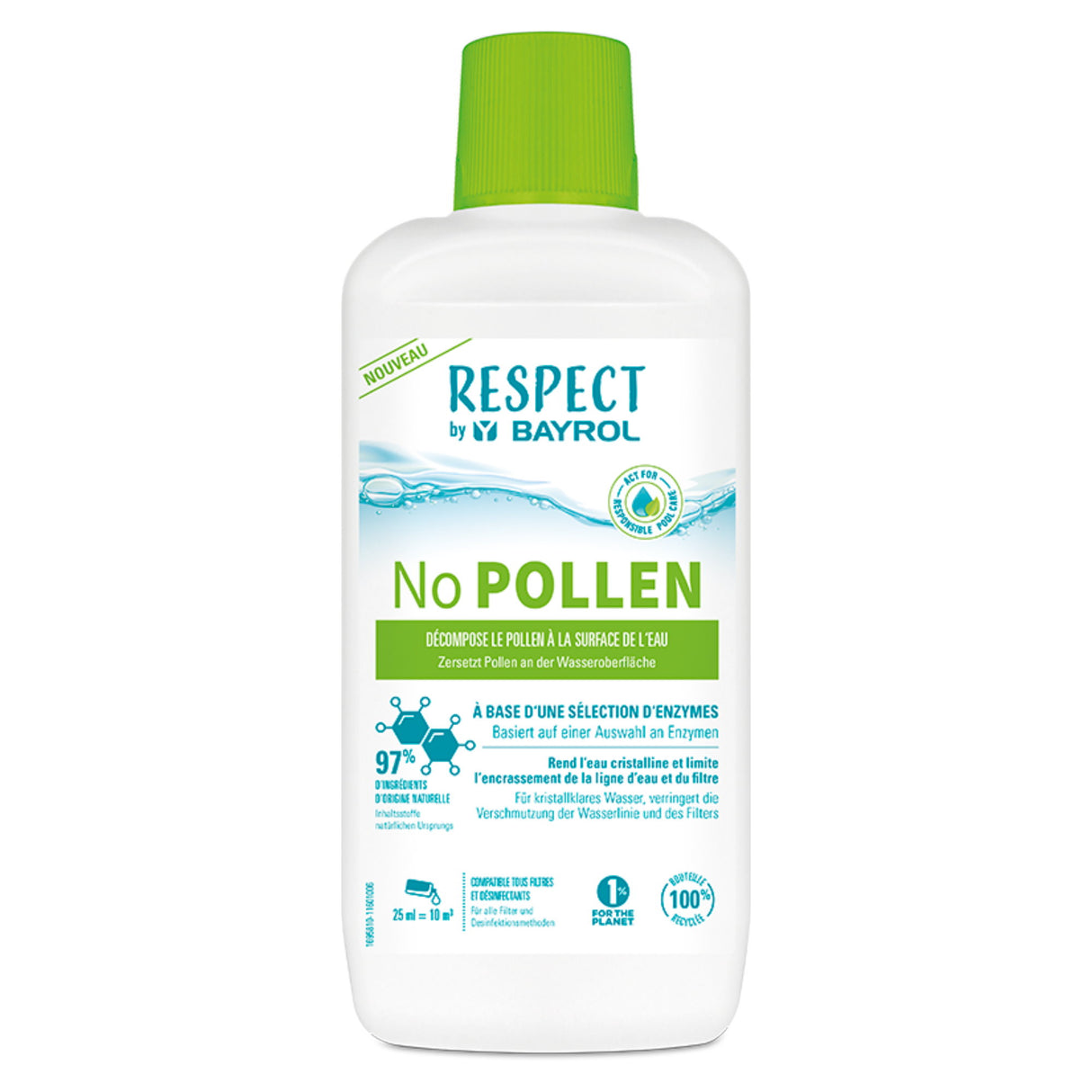 1 L - BAYROL Respect - Sans POLLEN