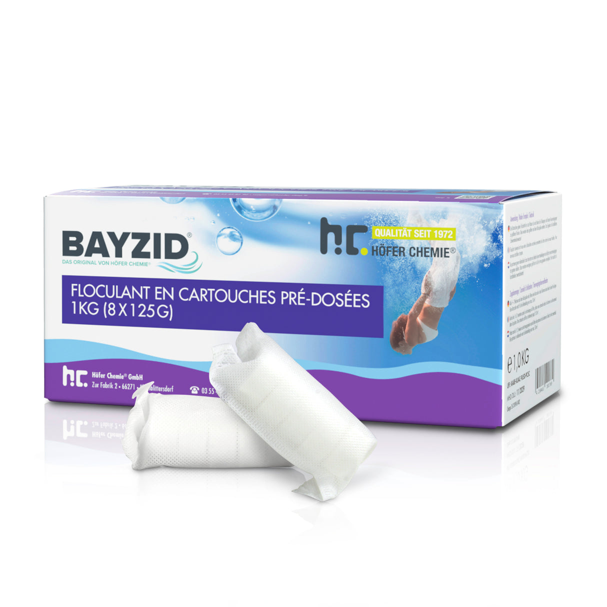1 kg BAYZID® cartouches de floculant