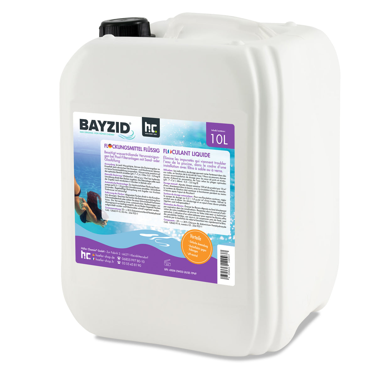 10 L BAYZID® Floculant liquide