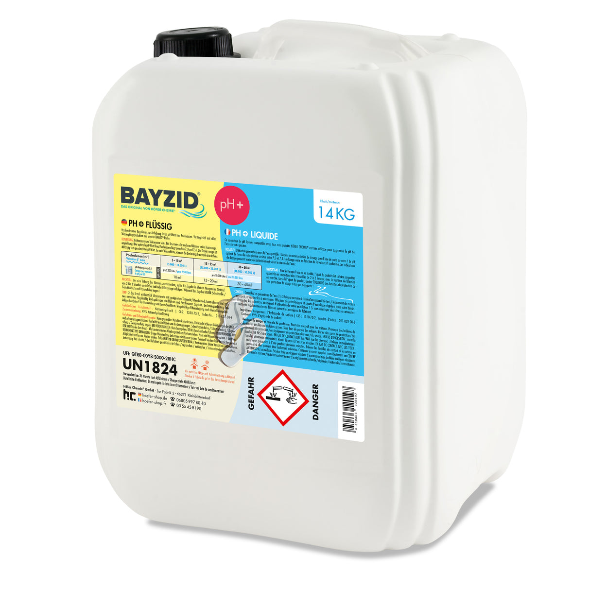14 kg BAYZID® pH Plus liquide