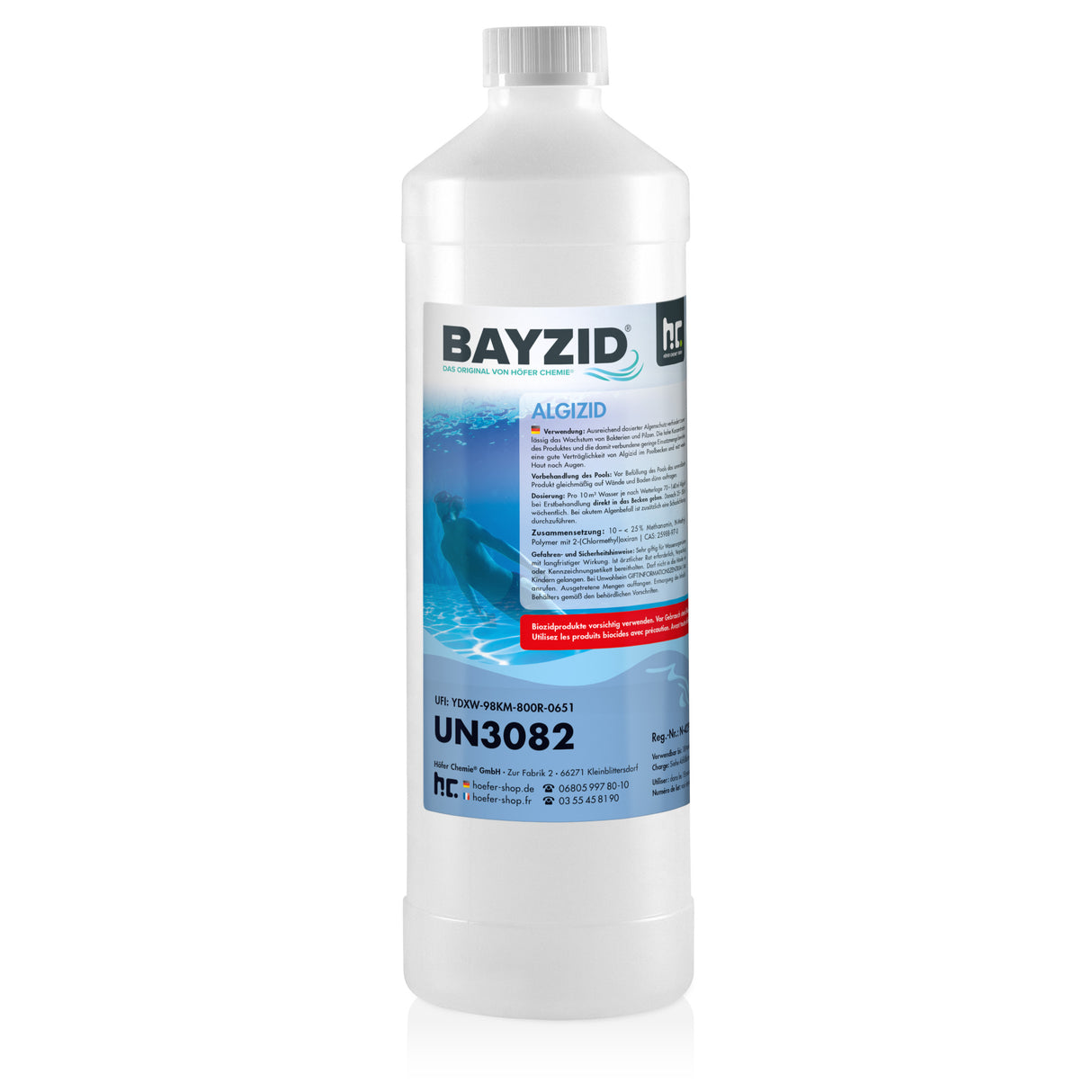 1 L BAYZID® Algicide Prévention des algues