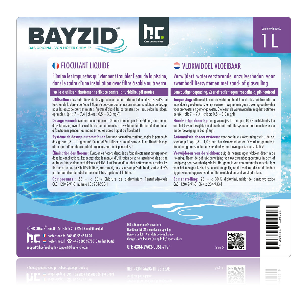1 L BAYZID® Flockungsmittel flüssig