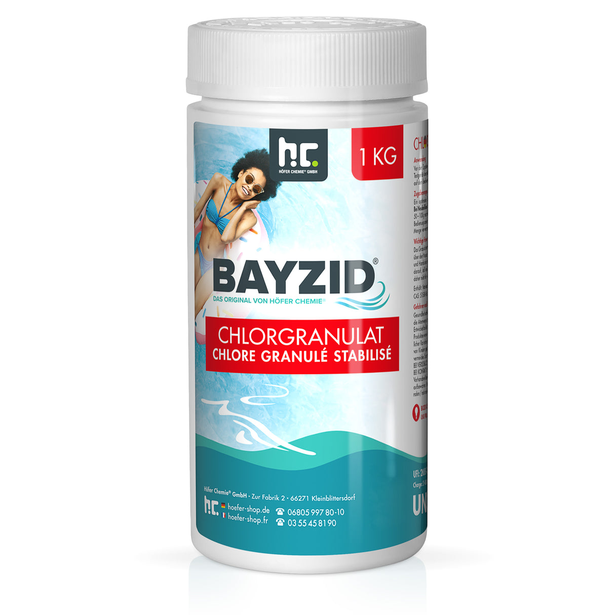 1 kg BAYZID® Chlore en granulés