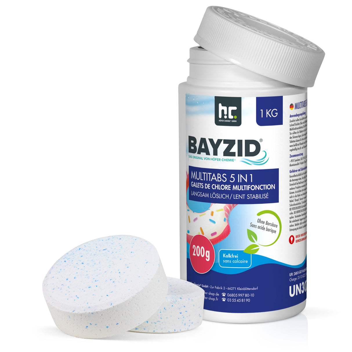 1 kg de BAYZID® Multitabs 5in1 200g