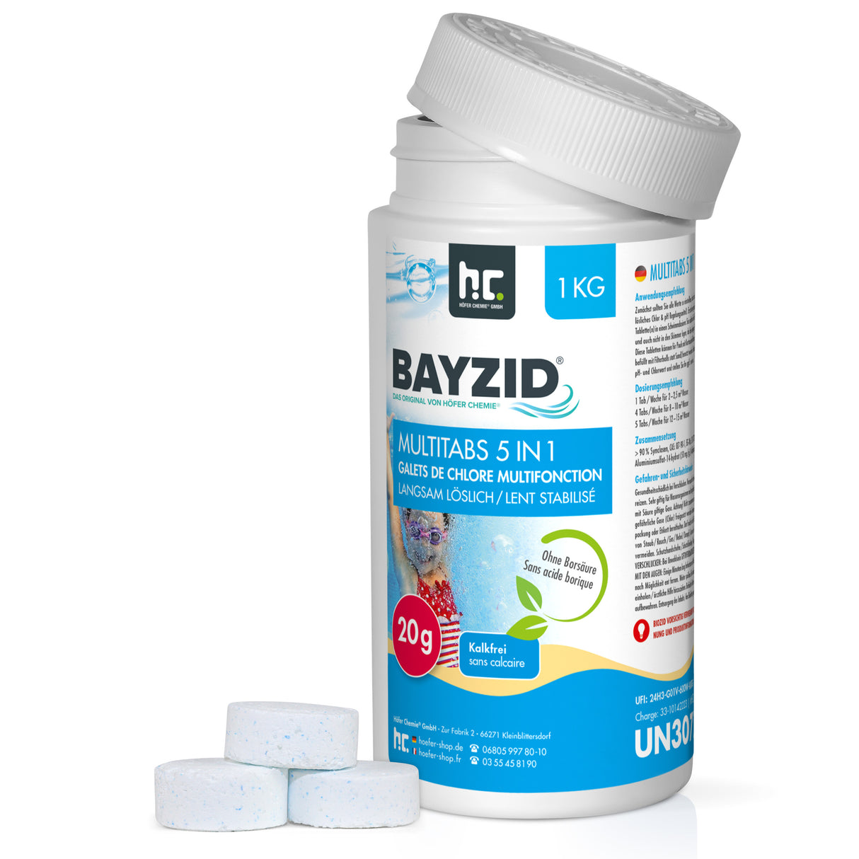 1 kg de BAYZID® Multitabs 5in1 20g