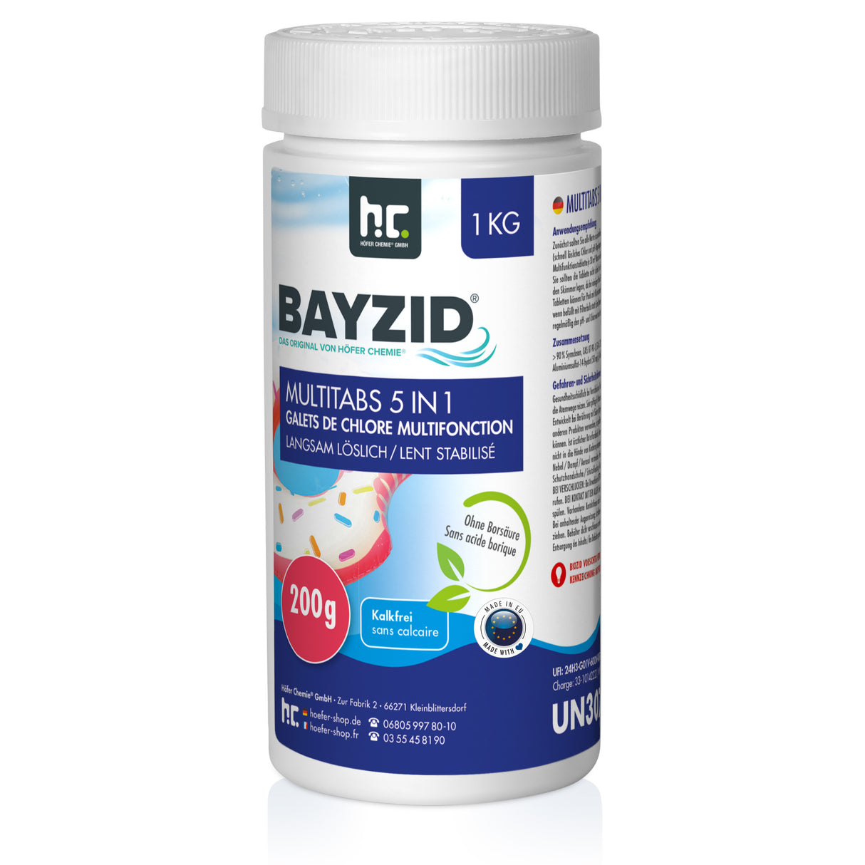 1 kg de BAYZID® Multitabs 5in1 200g