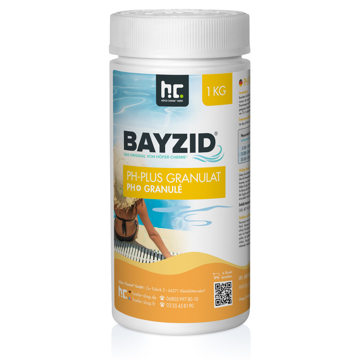 1 kg BAYZID® pH Plus granulés