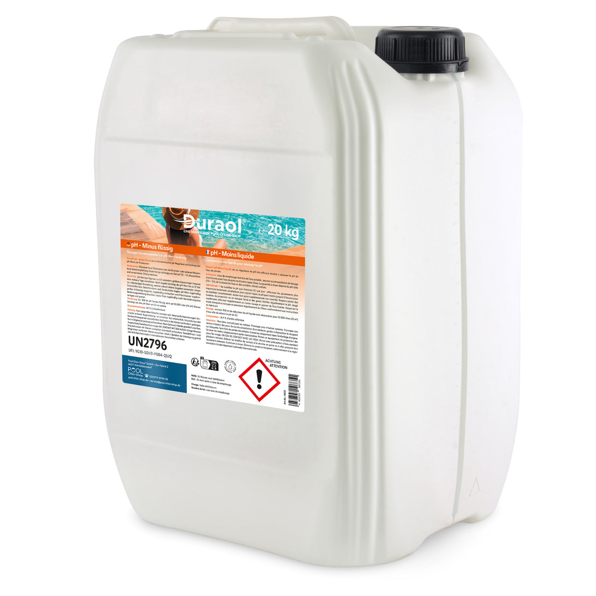 20 kg - Duraol® pH-Senker flüssig