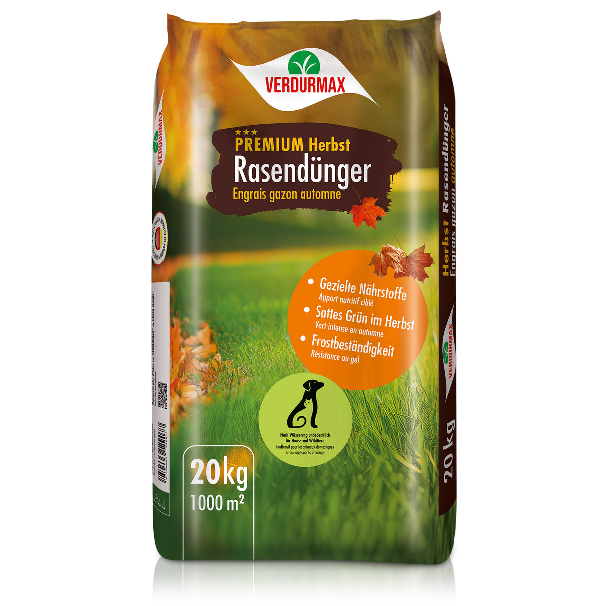 20 kg VERDURMAX® Premium Herbst-Rasendünger