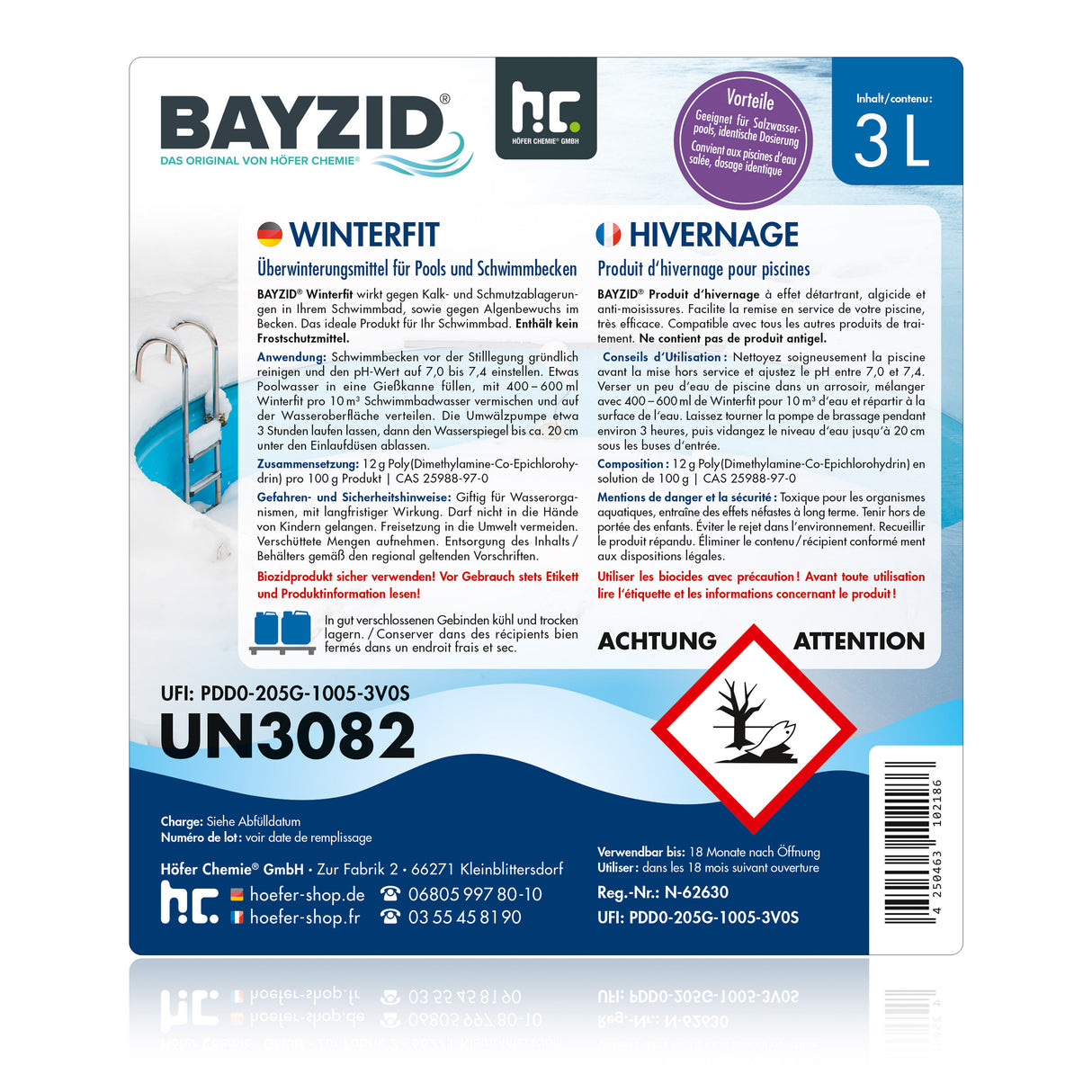 3 L BAYZID® Winterfit produit d'hivernage