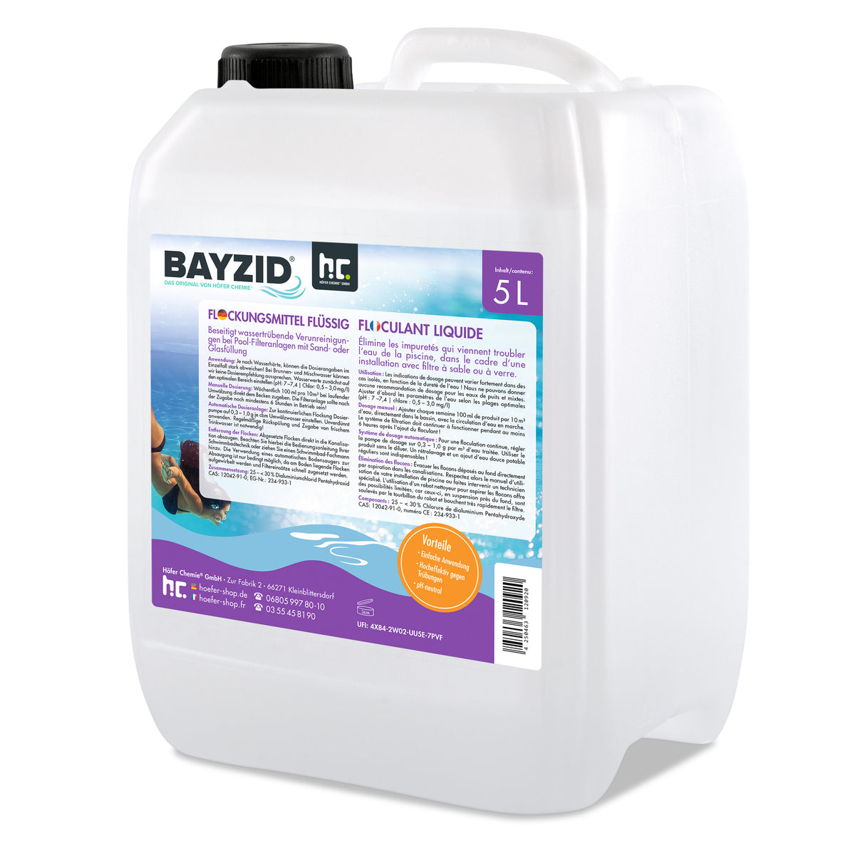 5 L BAYZID® Floculant liquide