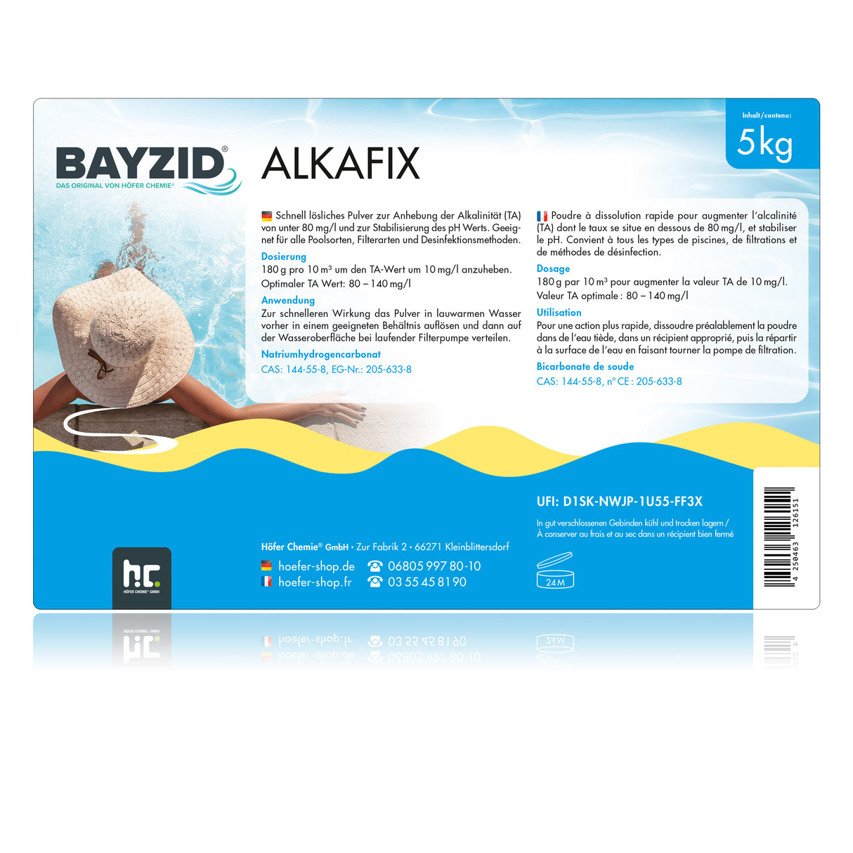5 kg BAYZID® Alkafix Stabilisation du pH