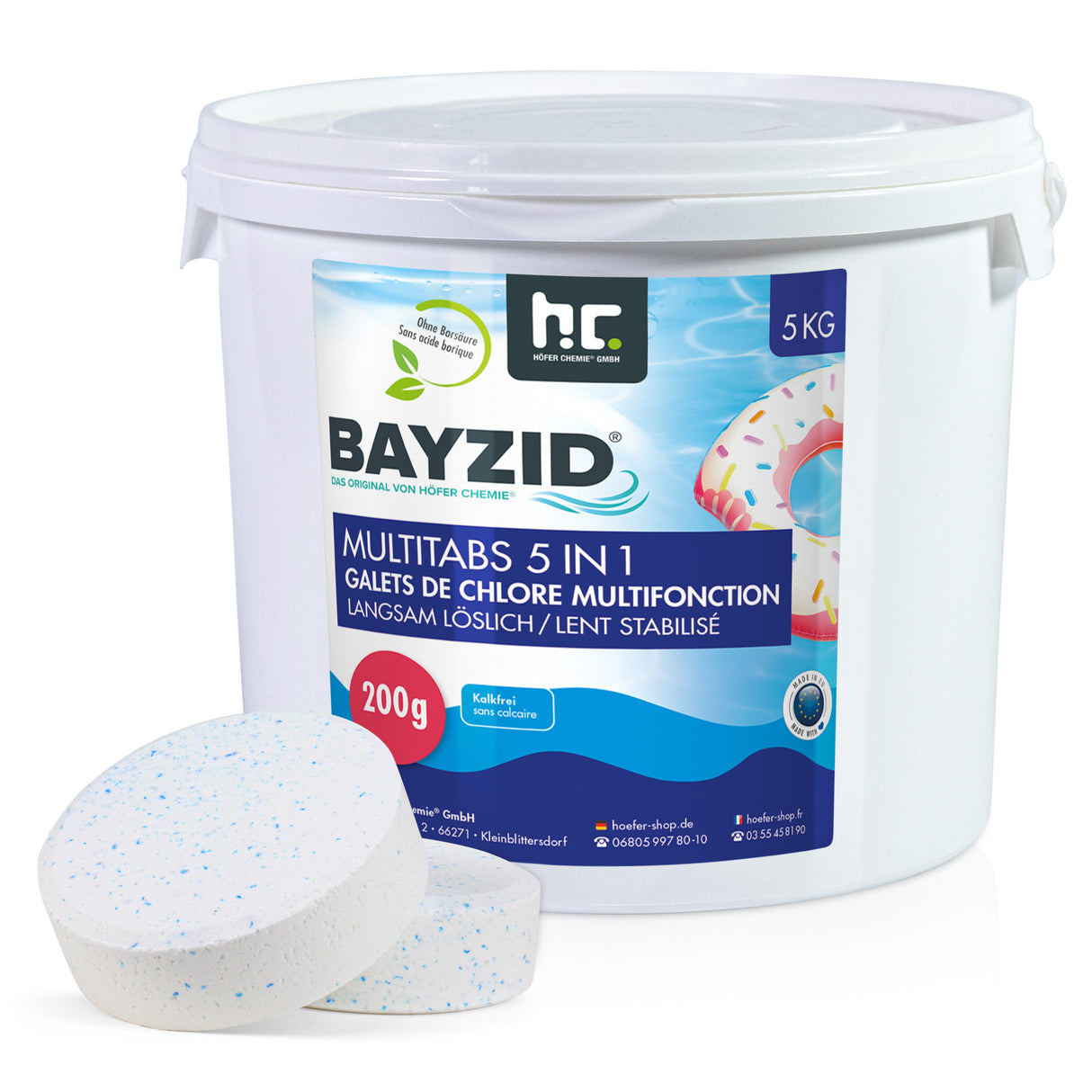 5 kg de BAYZID® Multitabs 5in1 200g