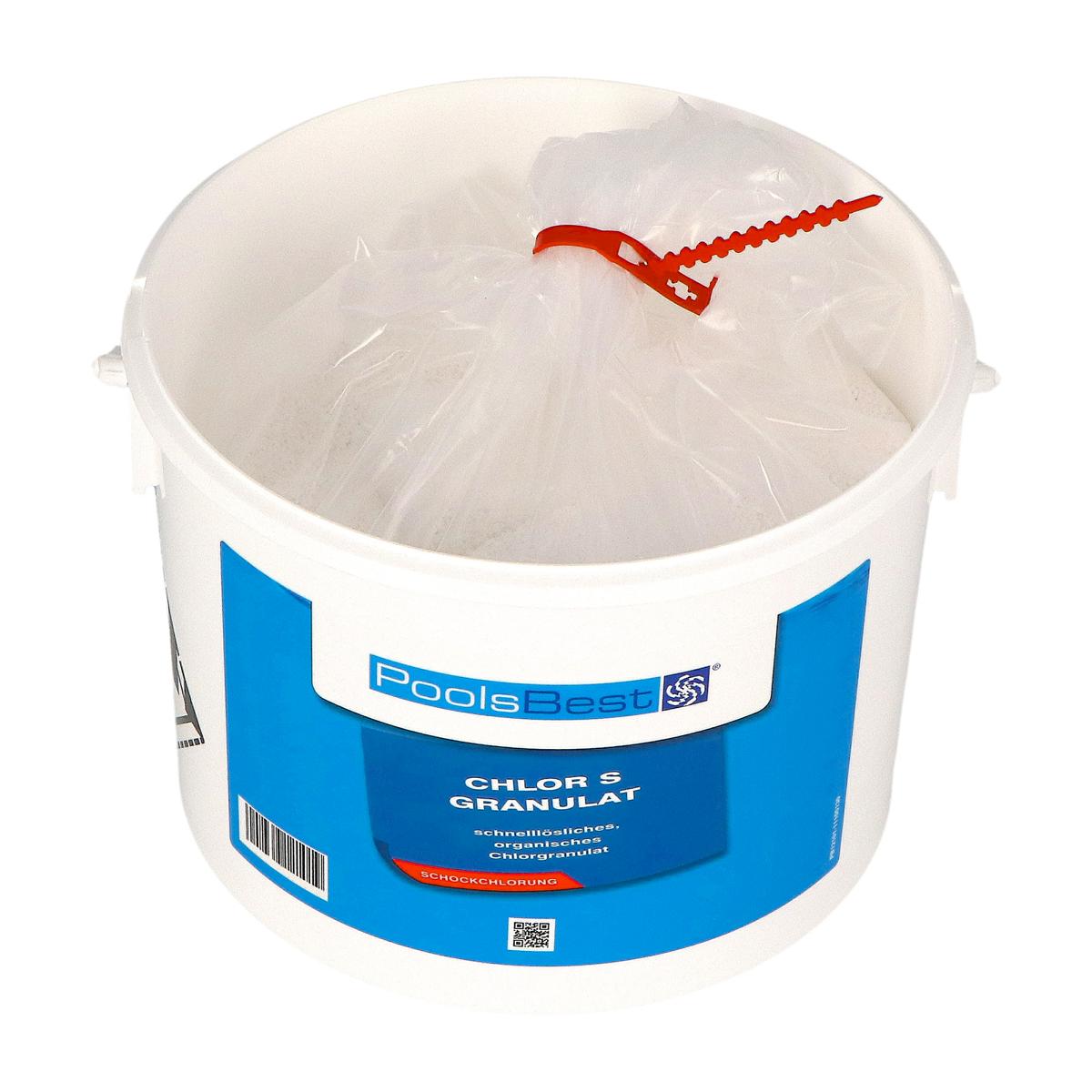 3 kg - Granulés de chlore PoolsBest® S, rapidement solubles 56% de chlore actif