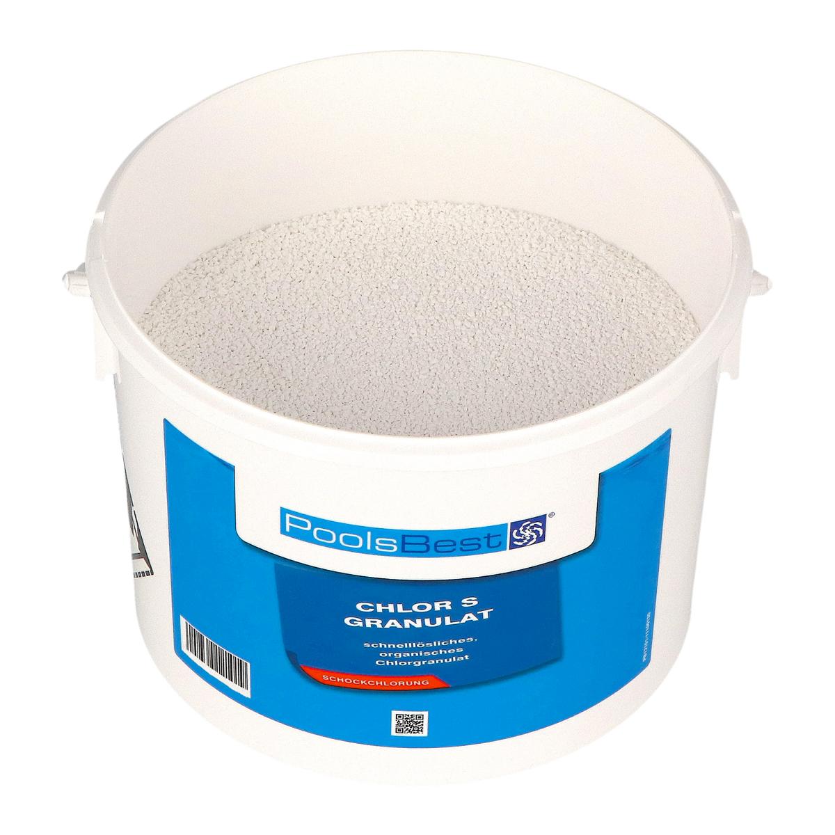 3 kg - Granulés de chlore PoolsBest® S, rapidement solubles 56% de chlore actif