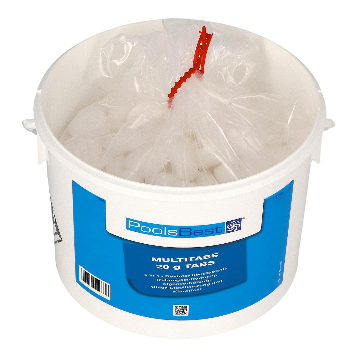 10 kg - PoolsBest® Mini - Multitabs 5 in 1, 20 g Tabletten