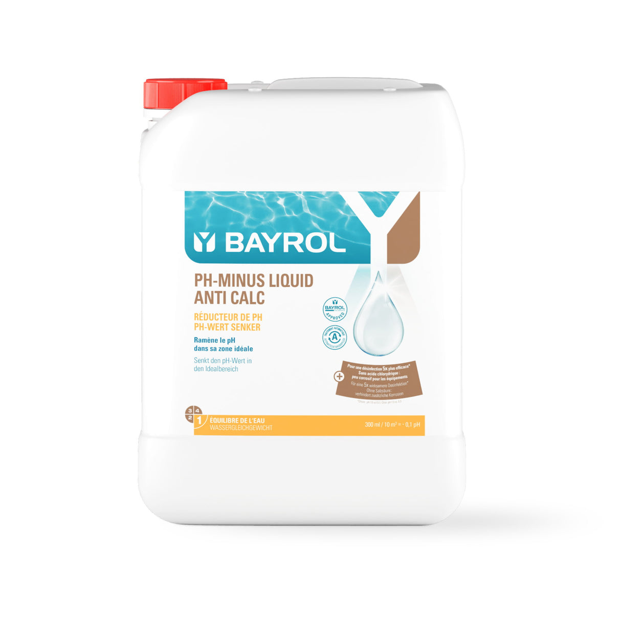 20 l - BAYROL - pH-Minus Liquide Anti Calc