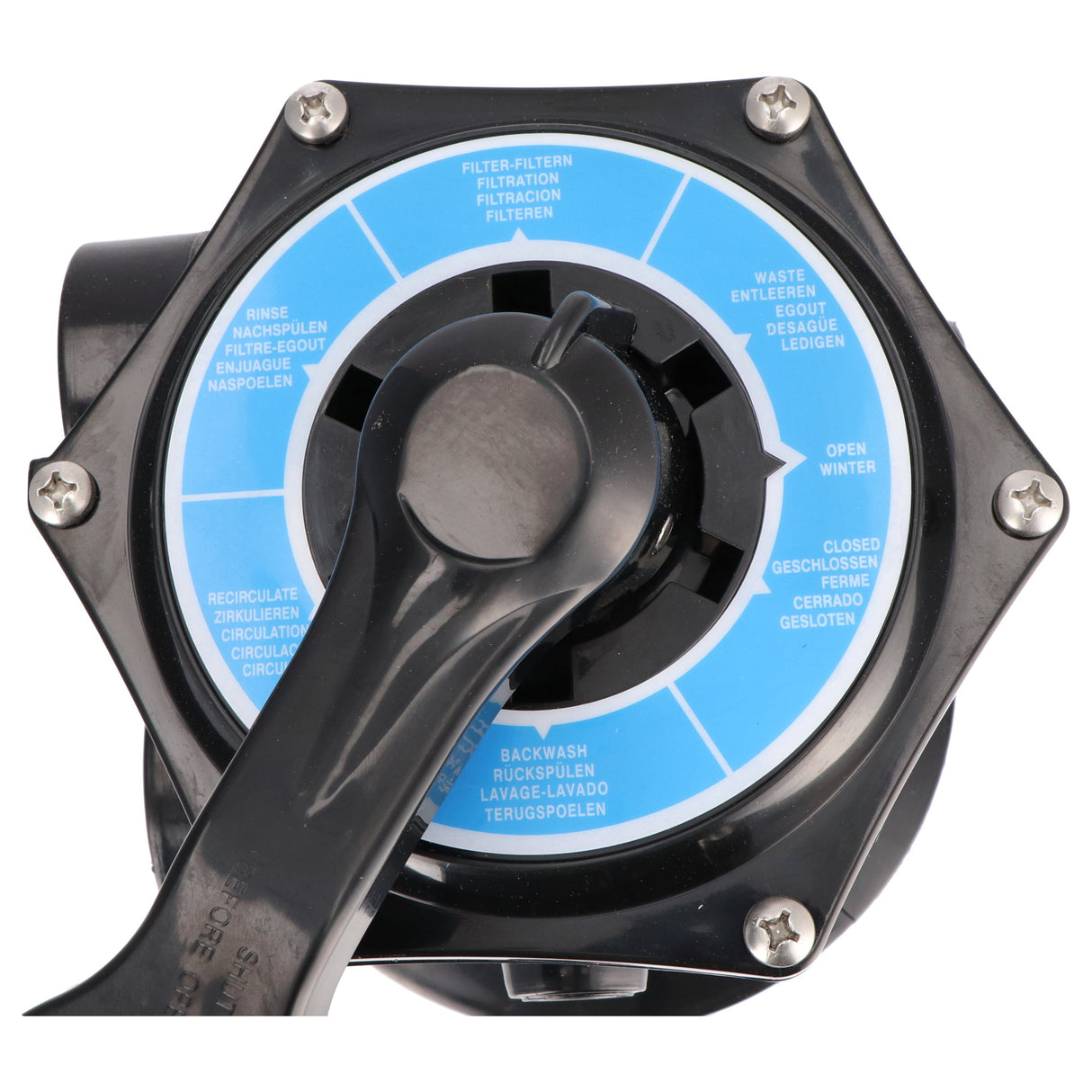 Vanne 6 voies montage sur le dessus 1 1/2" OKU