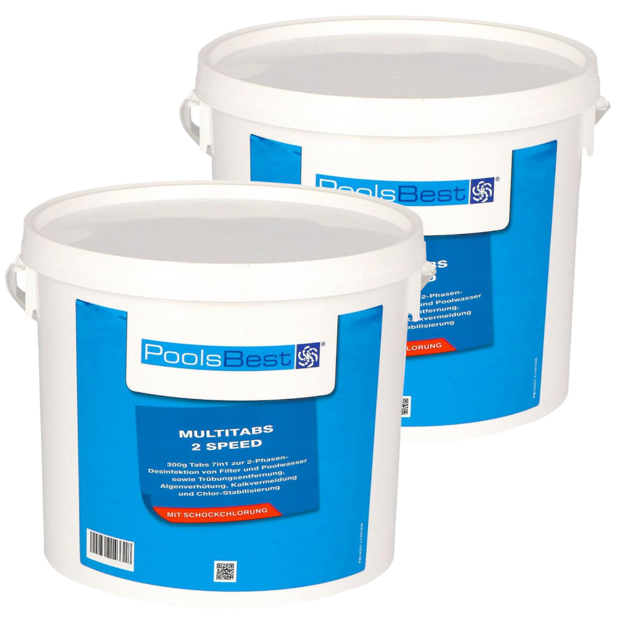 9,6 kg (2 x 4,8 kg) - PoolsBest® Multitabs 2 Speed 7 in 1