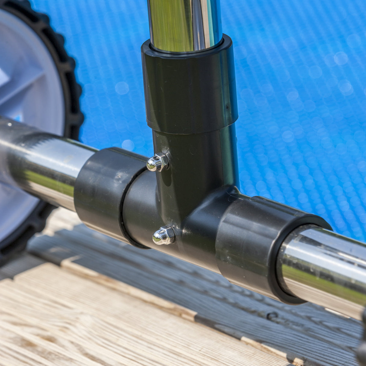 GRE Aufrollvorrichtung für Einbaubecken bis 5,50m - B-Ware