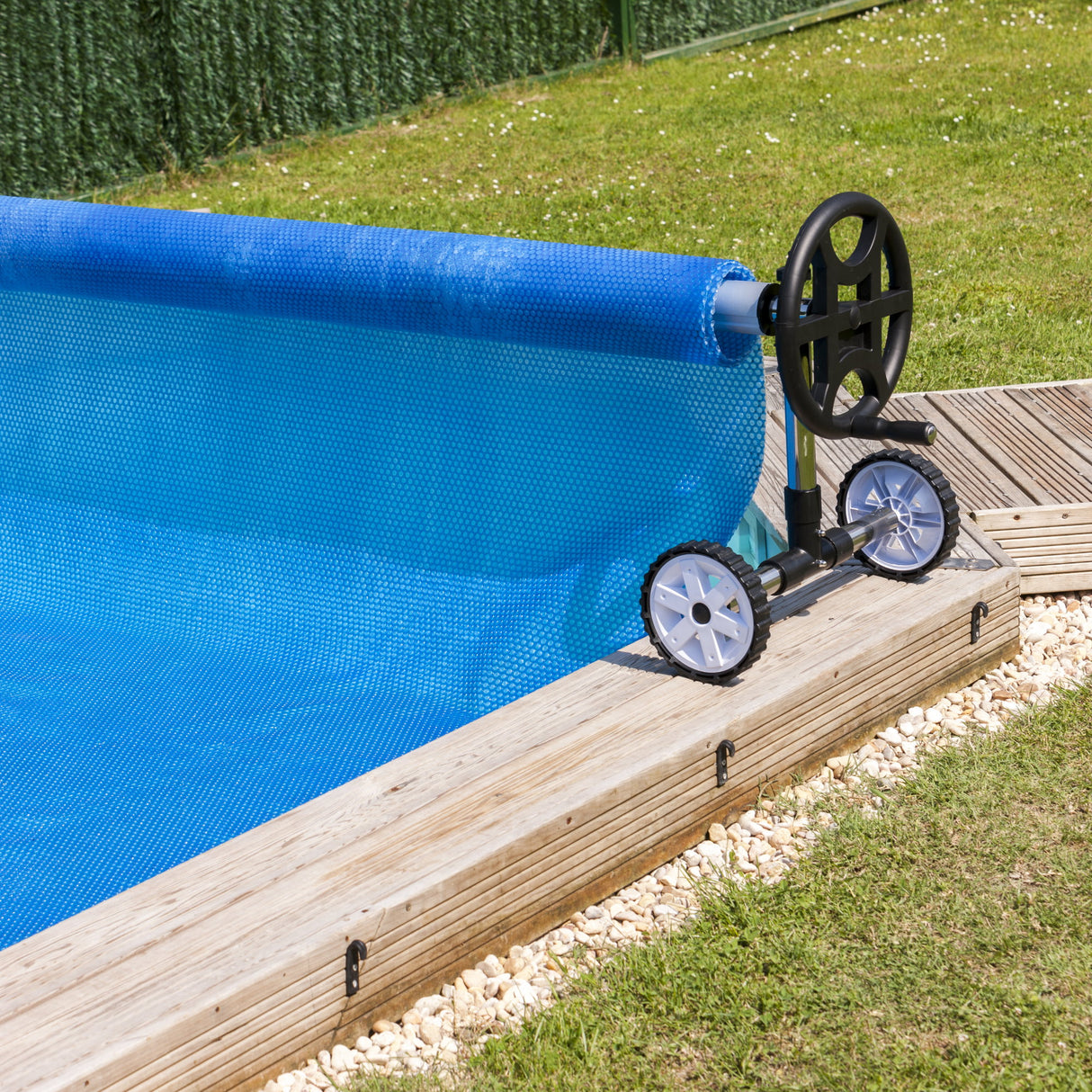 Enrouleur GRE pour piscines encastrables jusqu'à 5,50 m