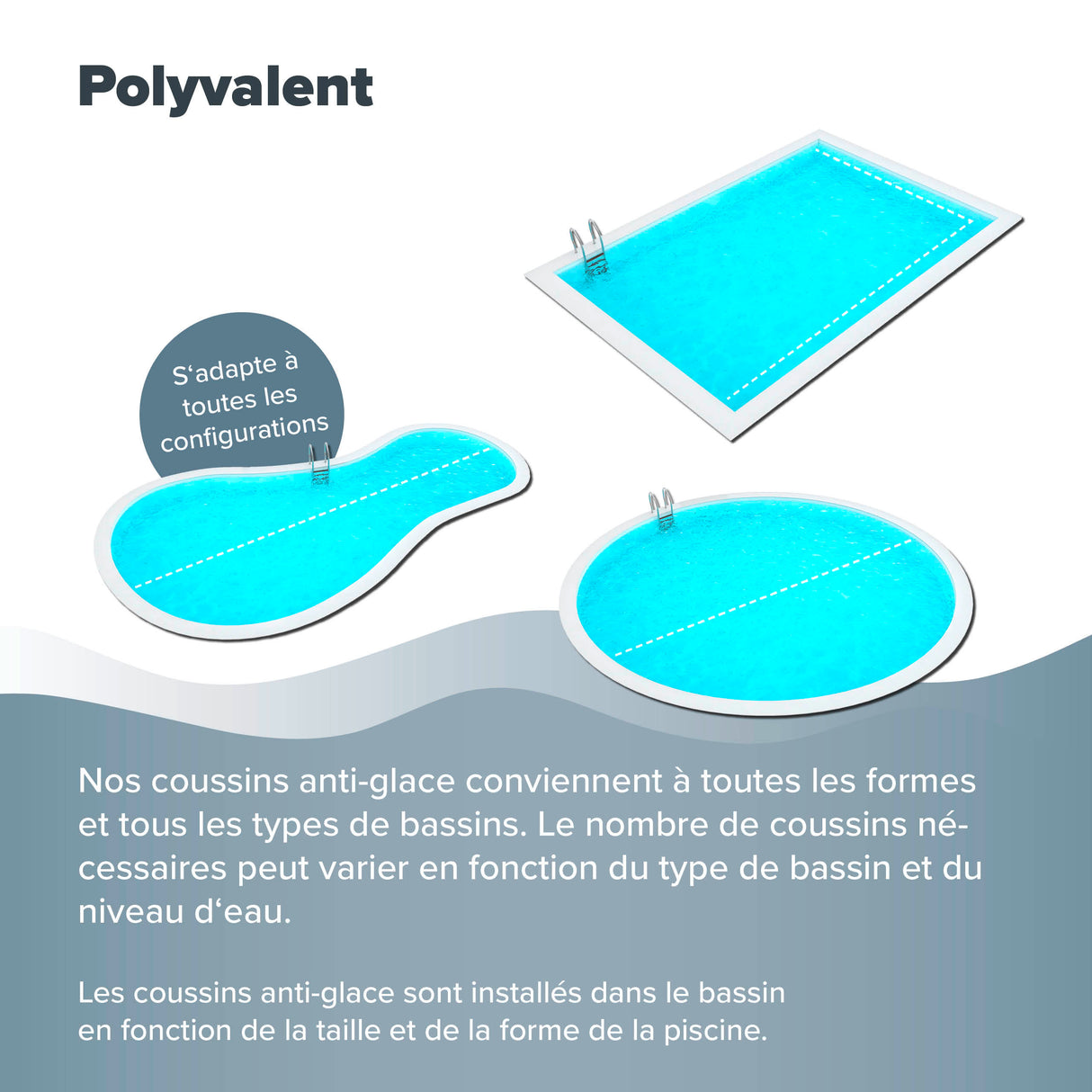 Coussin de pression de glace avec crochets et yeux