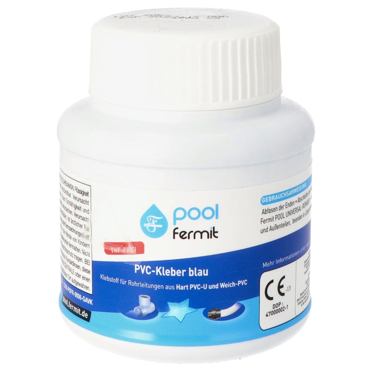 Colle PVC Fermit avec pinceau - 125ml