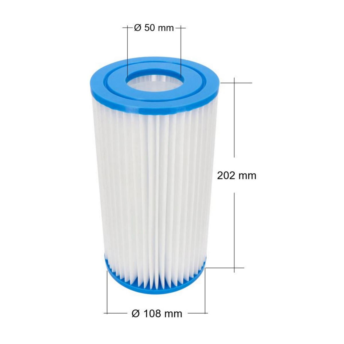 Filterkartusche für Intex Typ A - Höhe 20 cm