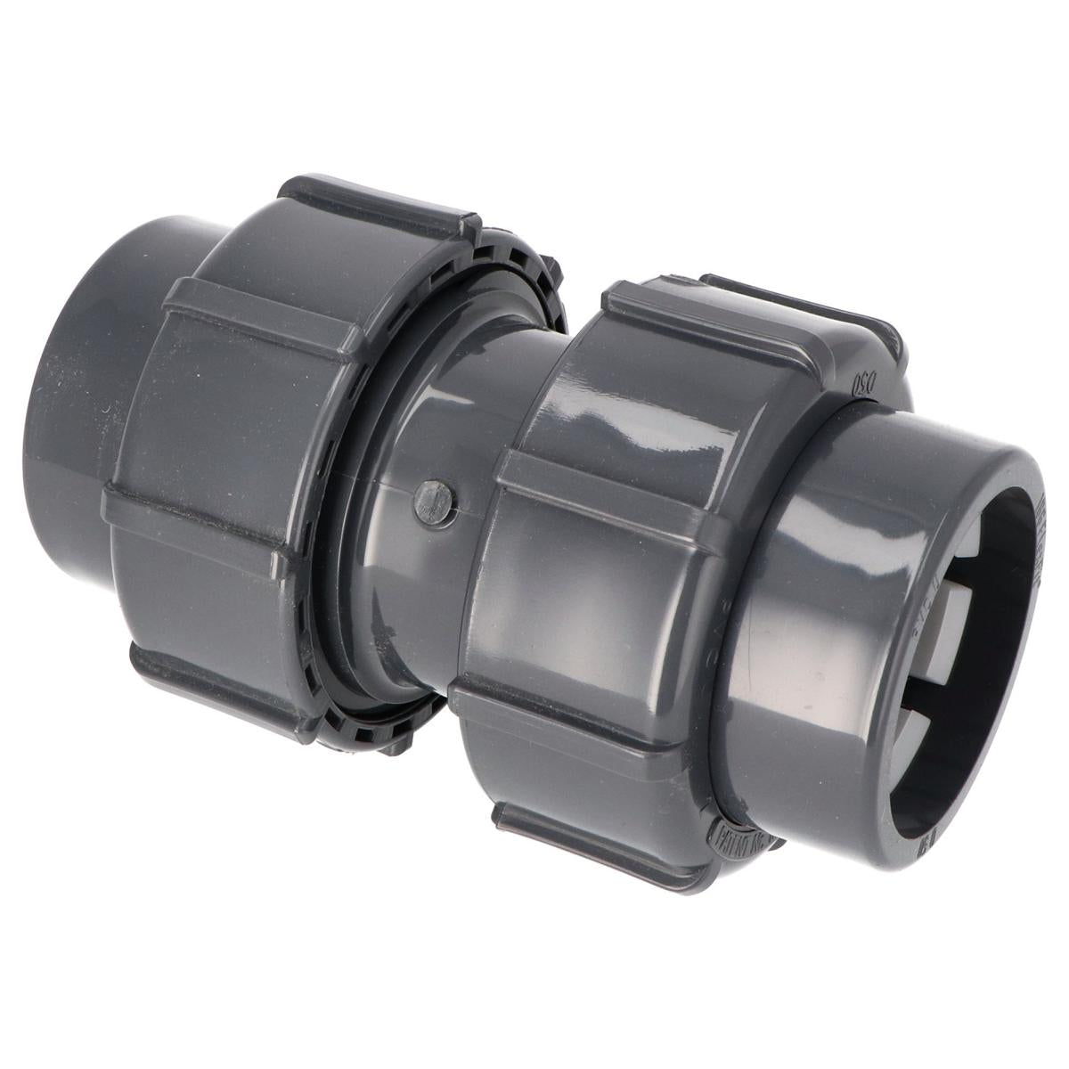 FlexFit Doppelverschraubung 50mm x 50mm Klemmanschluss x Klemmanschluss