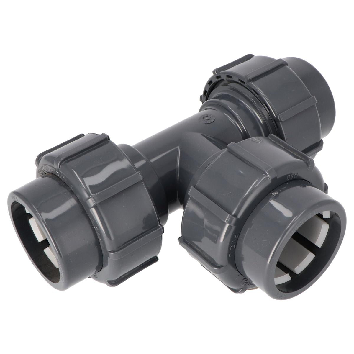 Raccord en T FlexFit 90° 50 x 50 mm