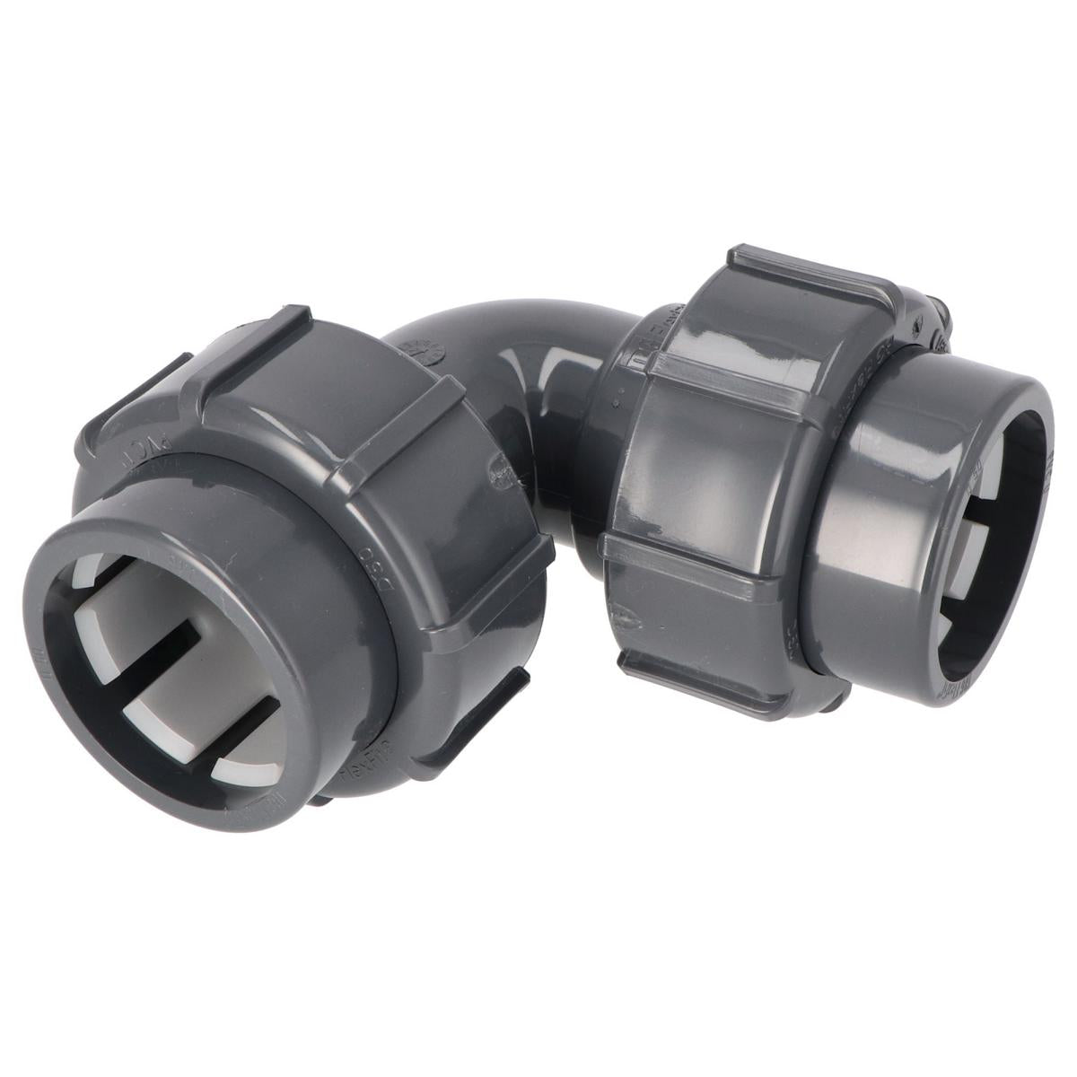 FlexFit angle 90° 50 x 50 mm connexion par pince x connexion par pince