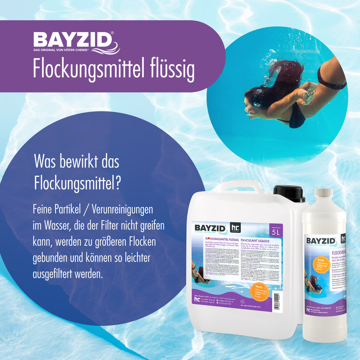 5 L BAYZID® Floculant liquide