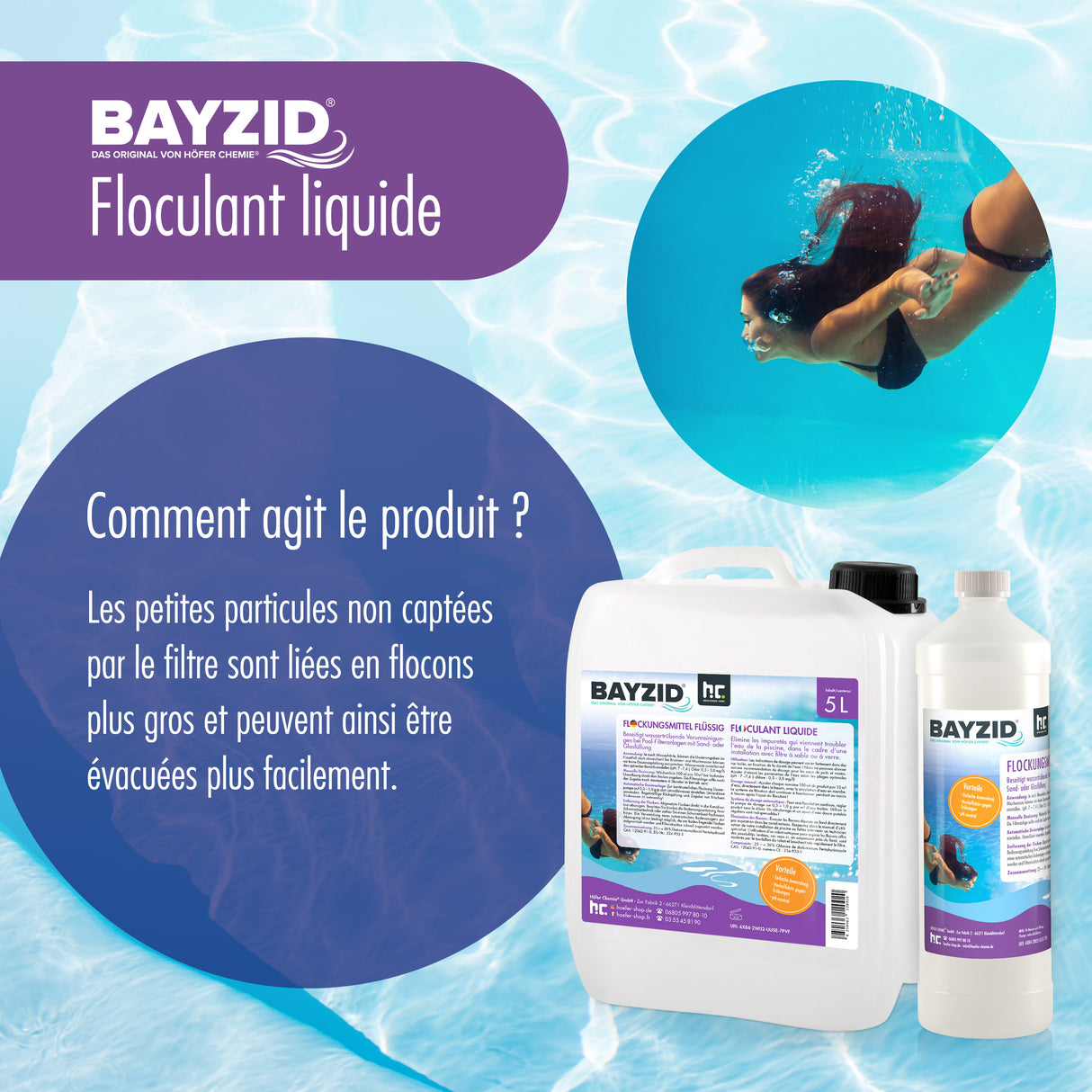 5 L BAYZID® Floculant liquide