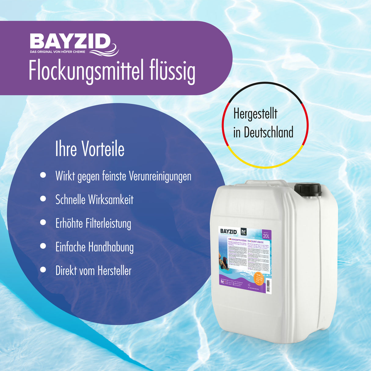 20 L BAYZID® Flockungsmittel flüssig