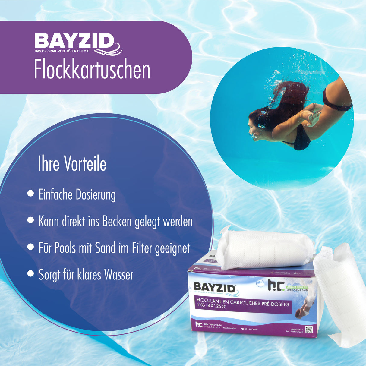 1 kg BAYZID® Flockkartusche