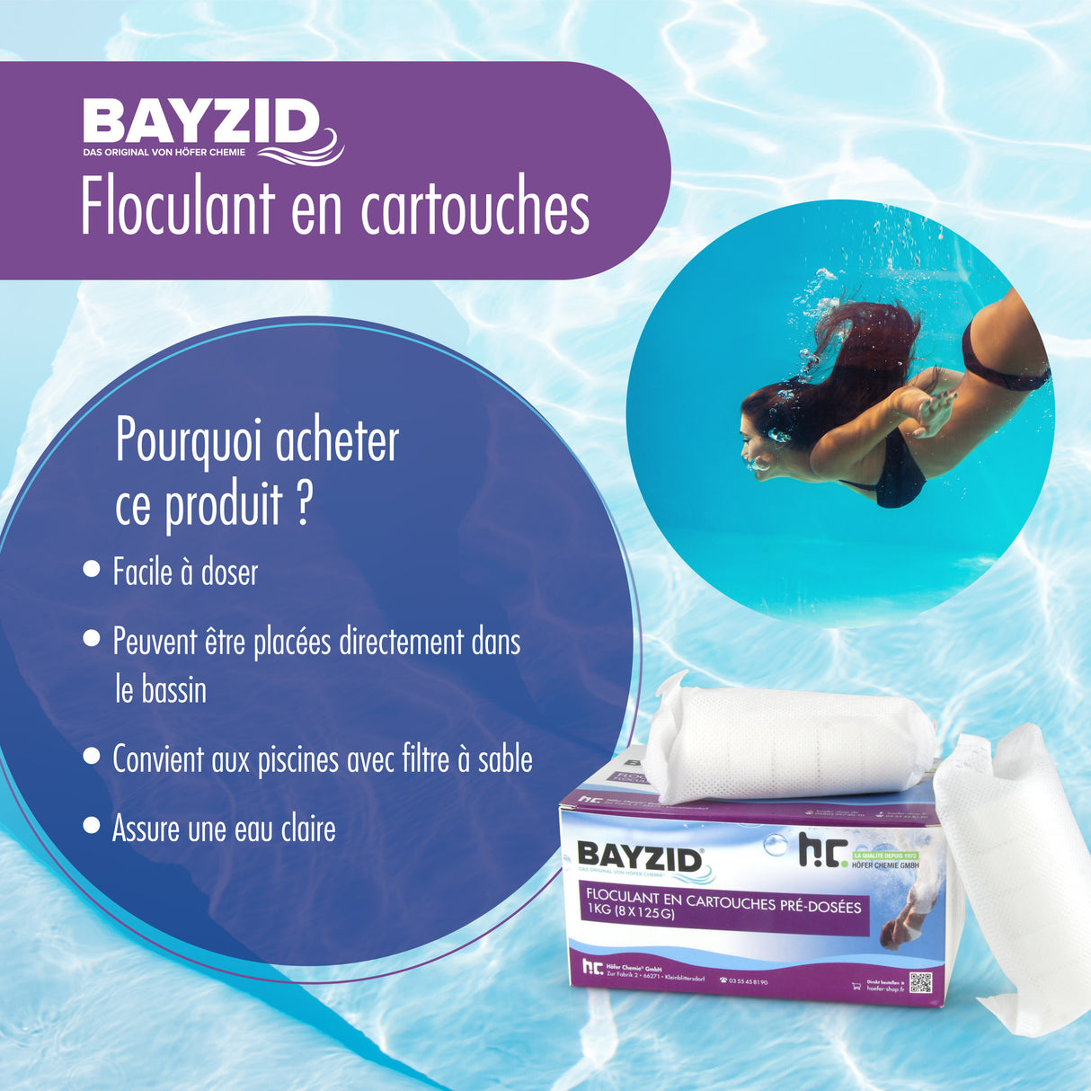 1 kg BAYZID® Flockkartusche