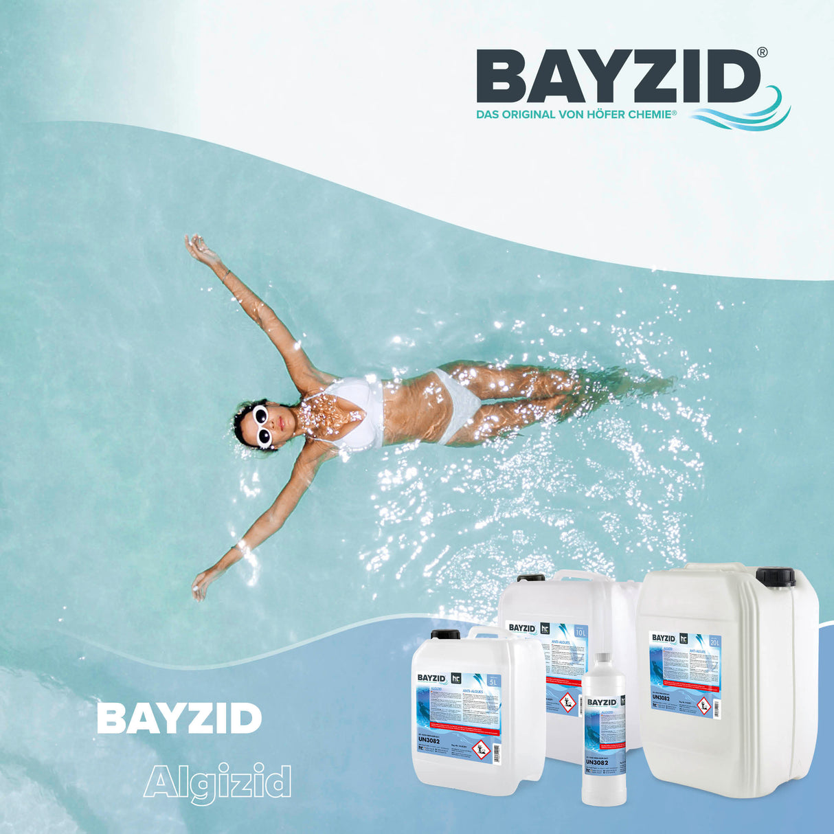5 L BAYZID® Algicide Prévention des algues