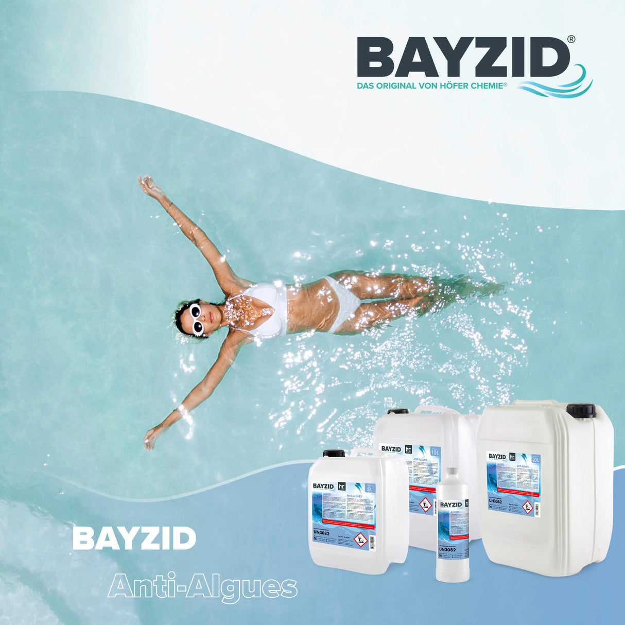 5 L BAYZID® Algicide Prévention des algues