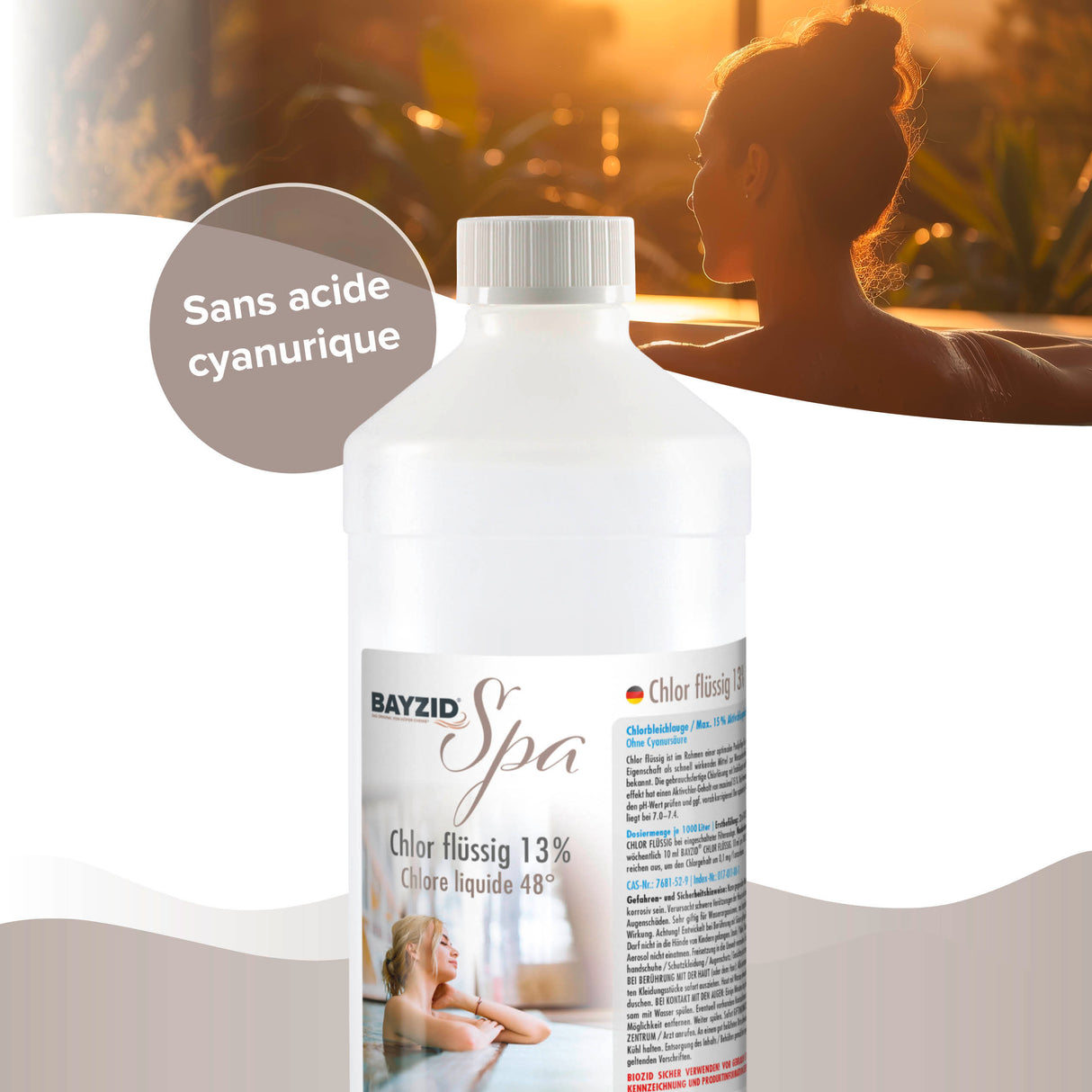 1 kg de BAYZID® Chlore 13% liquide