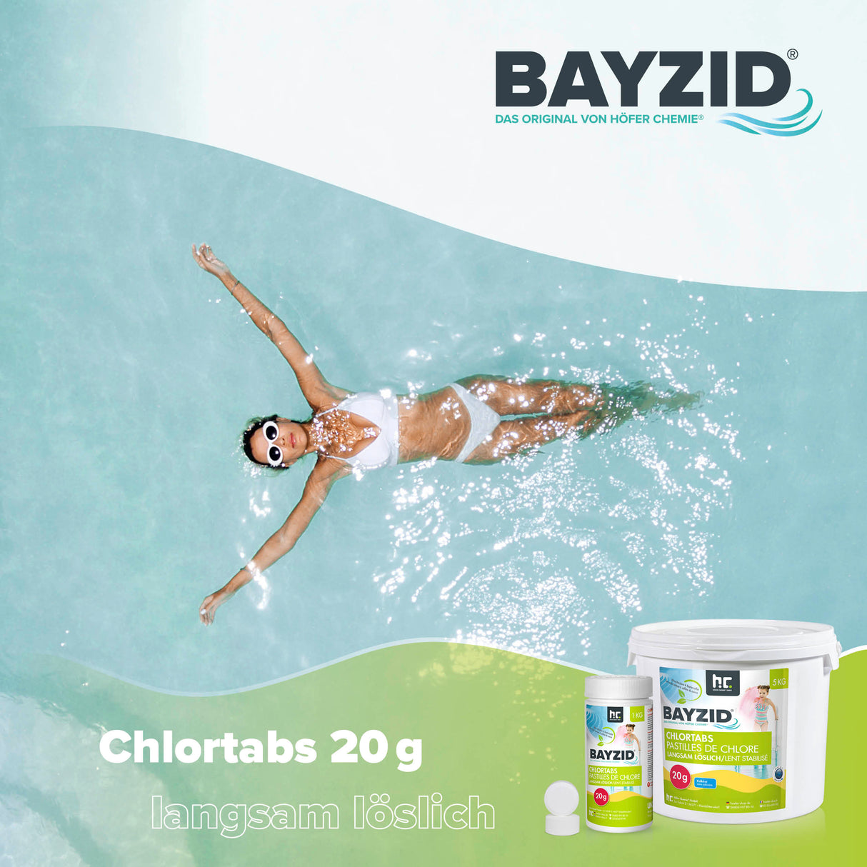 5 kg BAYZID® Chlortabs 20g à dissolution lente
