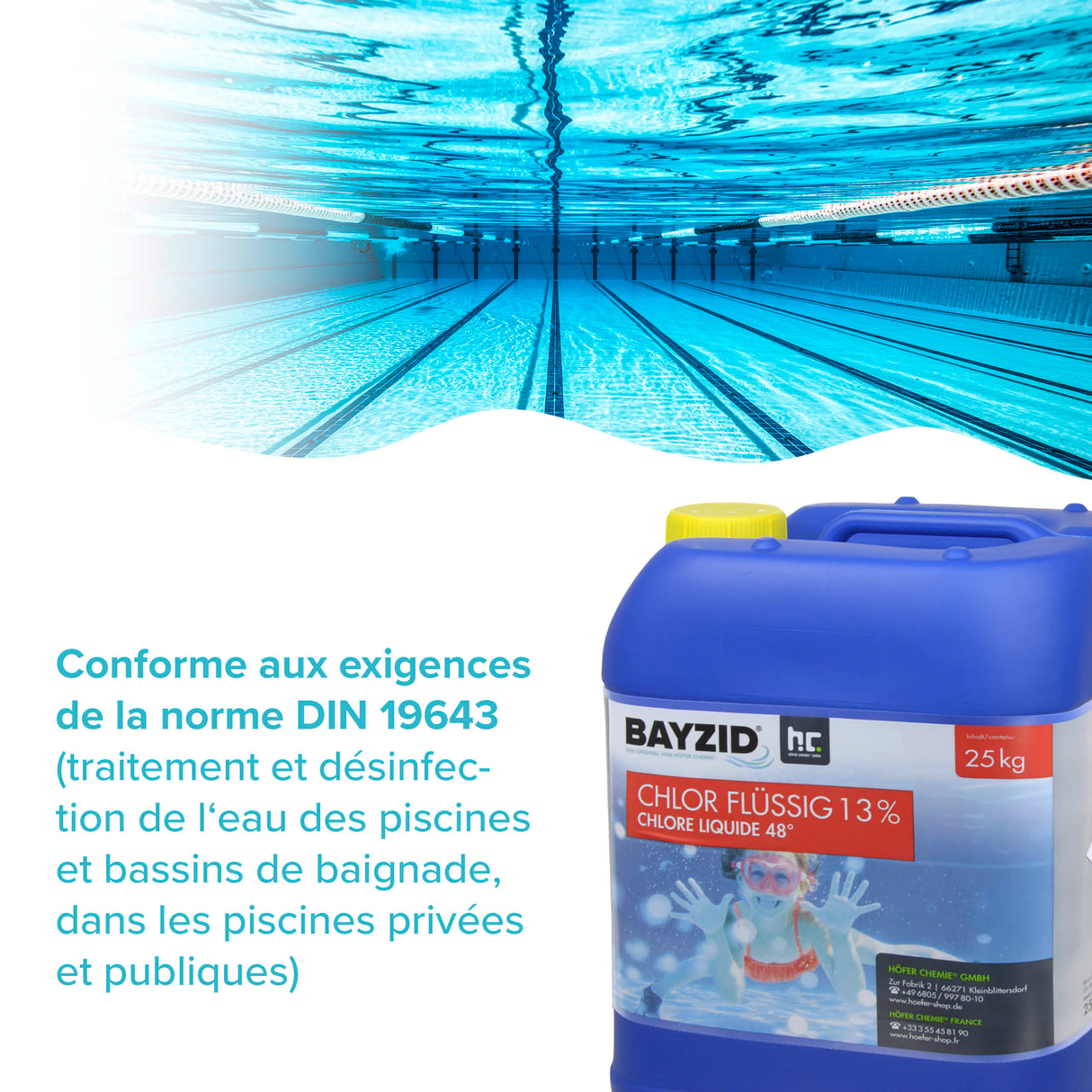 25 kg BAYZID® Chlor 13% flüssig