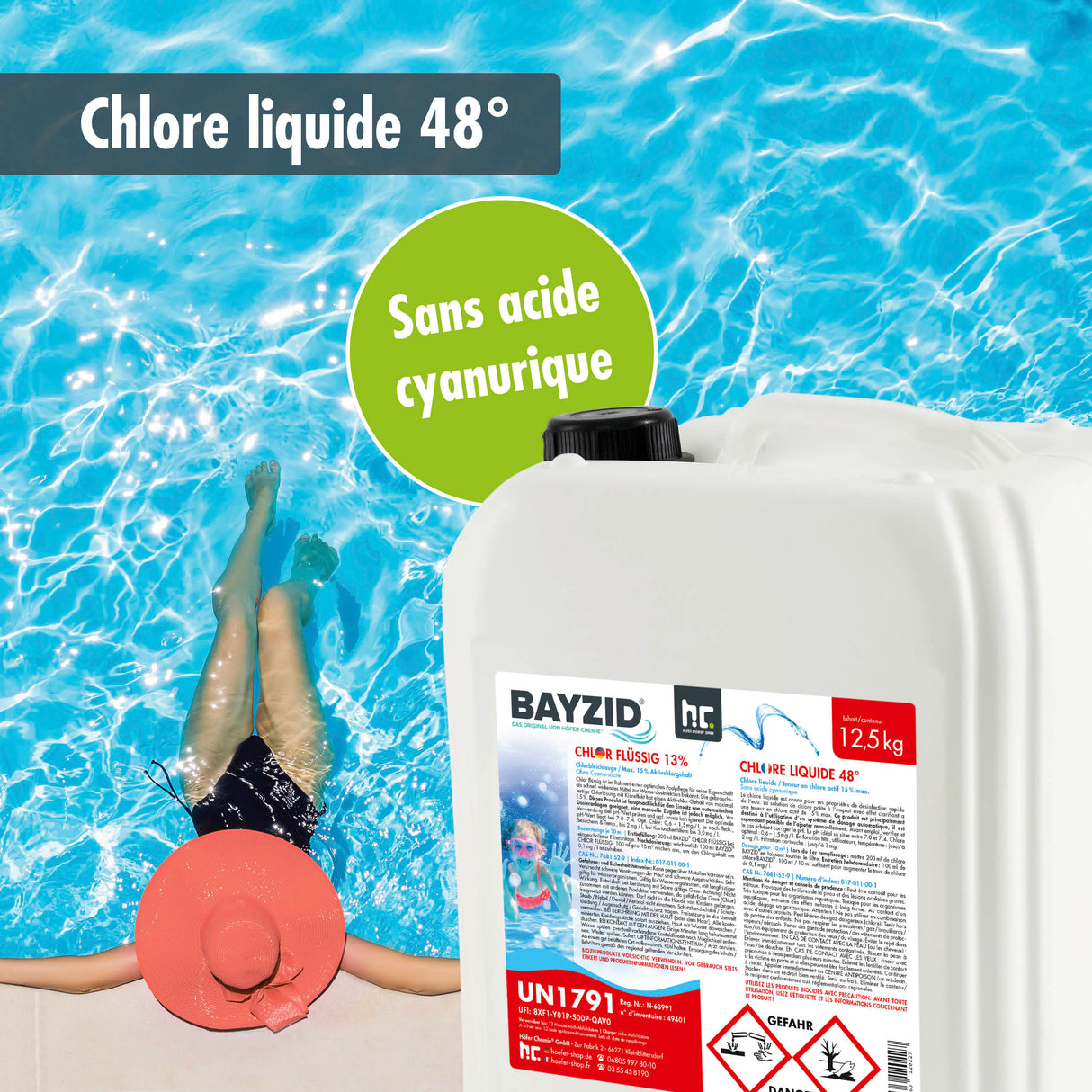 12,5 kg BAYZID® Chlor 13% flüssig