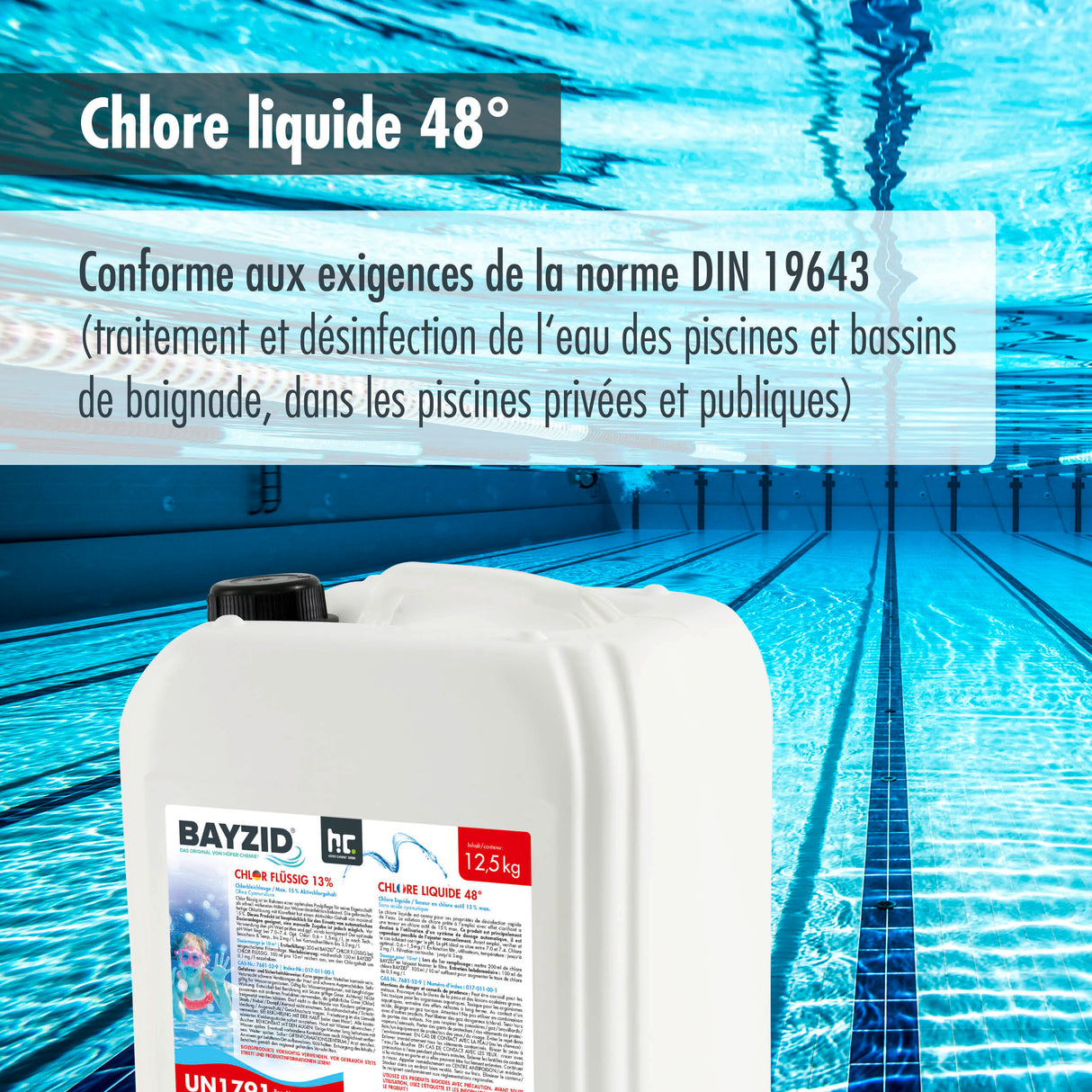 12,5 kg BAYZID® Chlor 13% flüssig