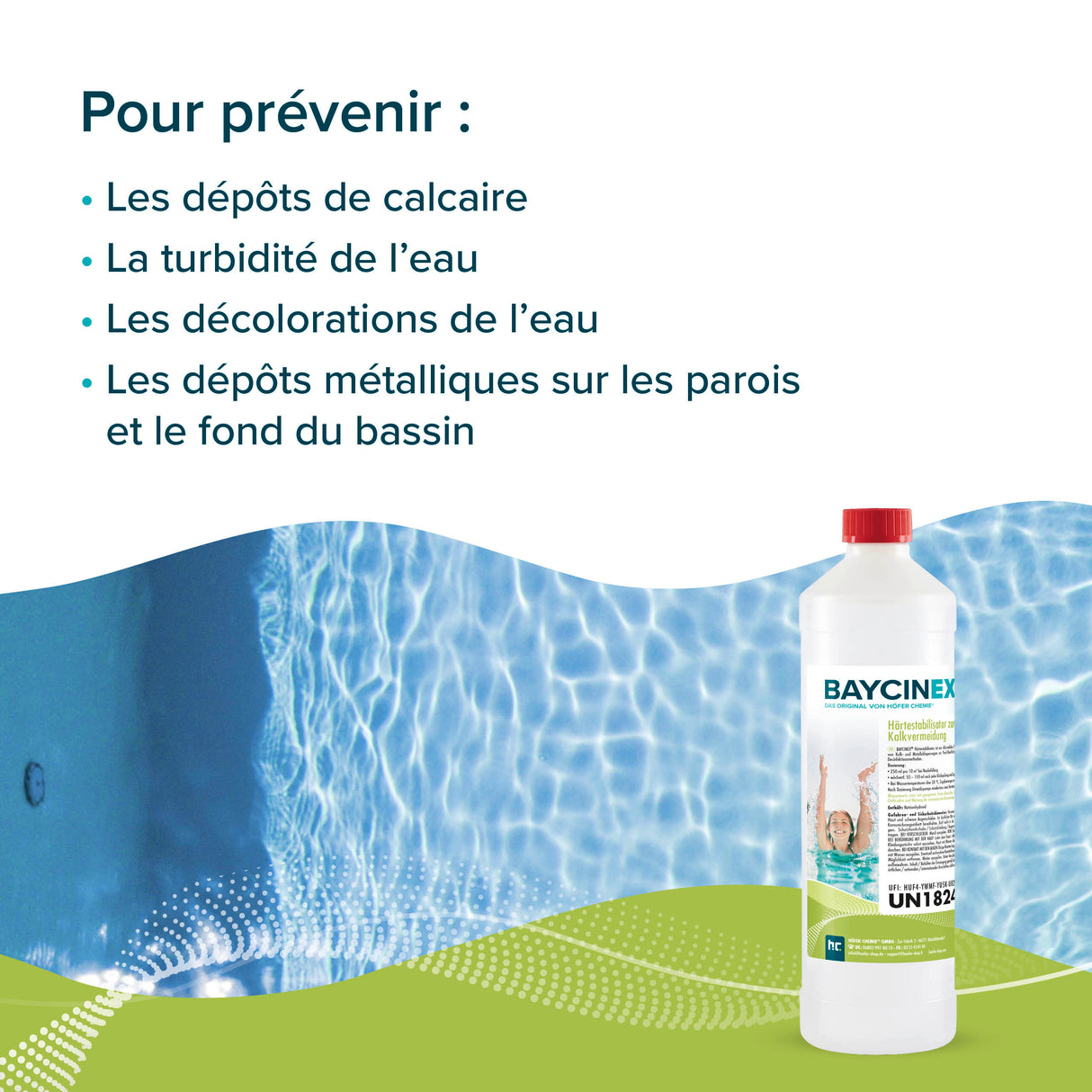 1 L BAYCINEX® Härtestabilisator zur Kalkvermeidung